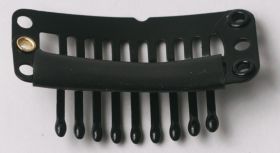 （受注生産品）　貼るかつら　ナチュラルブラック　白髪３０％入り　大判１６㎝角