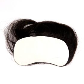 お徳用　貼るかつら 3枚セット　5枚セット　１０枚セット　毛色　ナチュラルブラック明るめ4＃ (型番:SET-K026)