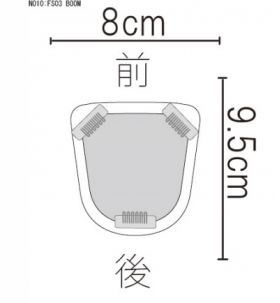 ヘアピース10-FS03-BOOM　前髪までカバータイプ（BOOMネット・サロン購入残金）
