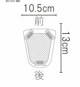 ヘアピース12-FL01-MONO　前髪までカバータイプ（MONOネット・サロン購入残金）