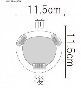 ヘアピース13-FP04-BOOM　前髪までカバータイプ（BOOMネット・サロン購入残金）
