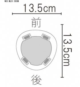 ヘアピース3-ML01-BOOM 分け目＆つむじ自由タイプ（BOOMネット・サロン購入残金）