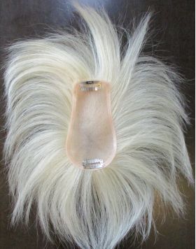 ヘアピース（人毛白髪１００％） (型番:HP100-100)